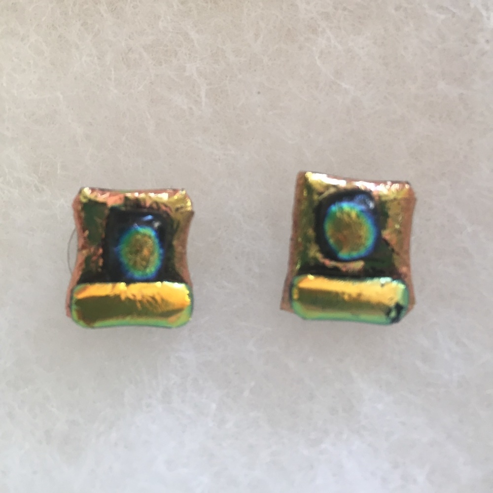 Glass Earrings studs